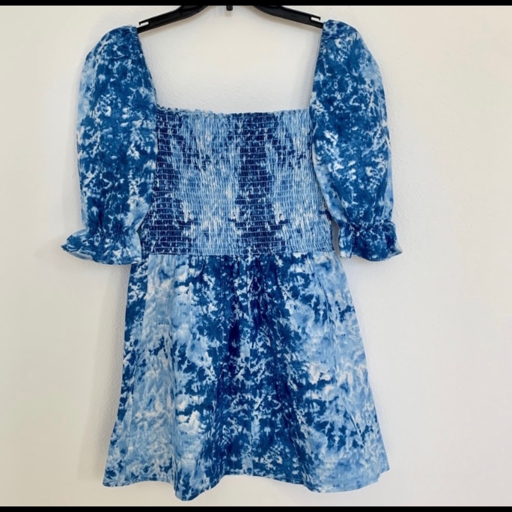 Reformation cerise linen mini dress - Picture 3 of 6